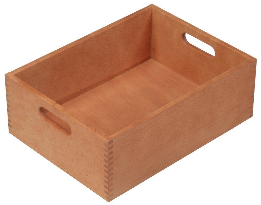 Kesper Aufbewahrungsbox Aufbewahrungsbox mit Griffen, Buchenholz, 40 x 30 cm, Kesper