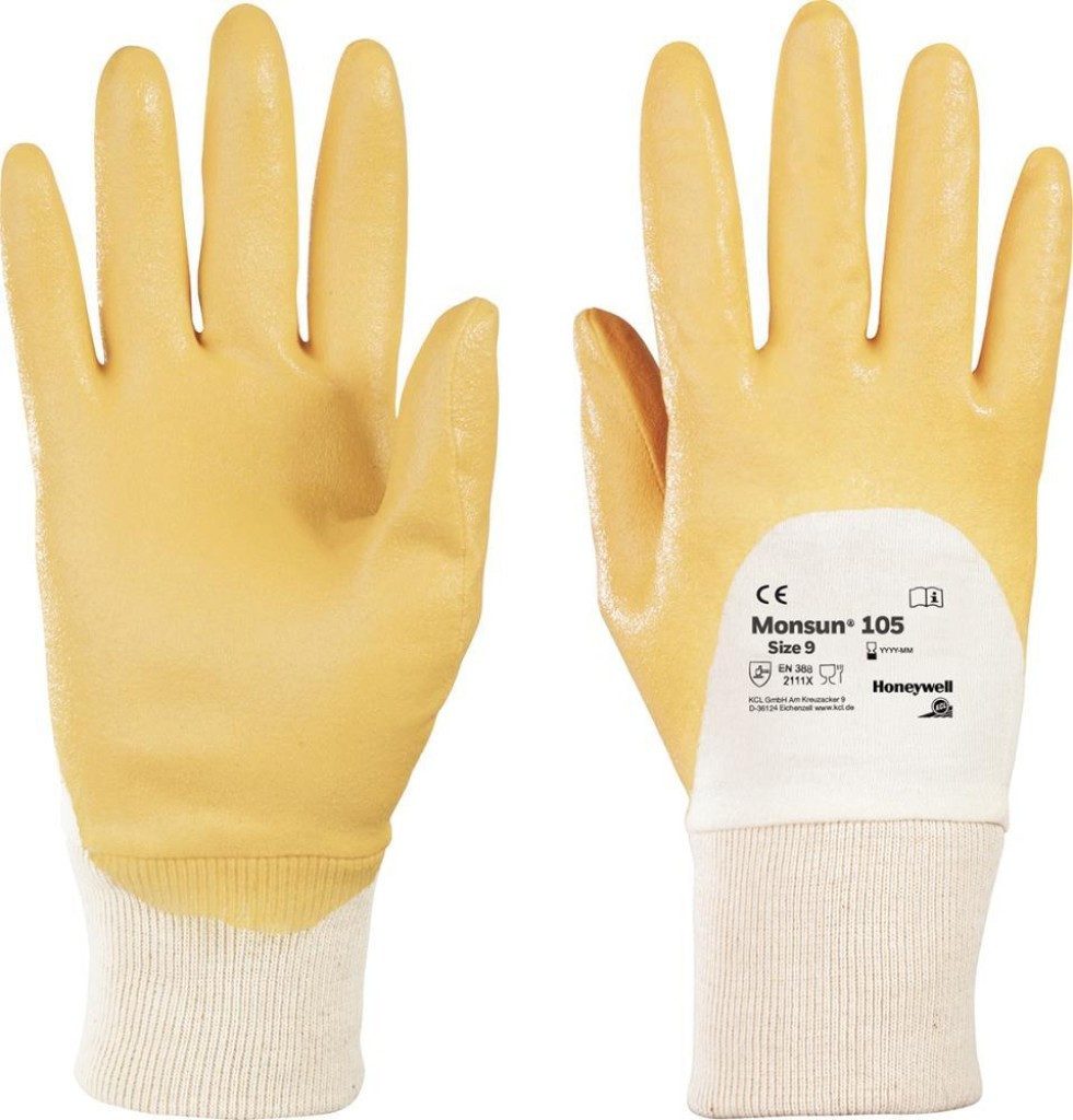 Arbeitshandschuhe 10 Paar ANSELL Nitrilhandschuh Monsun 105 Gr. 10 Arbeitshandschuh