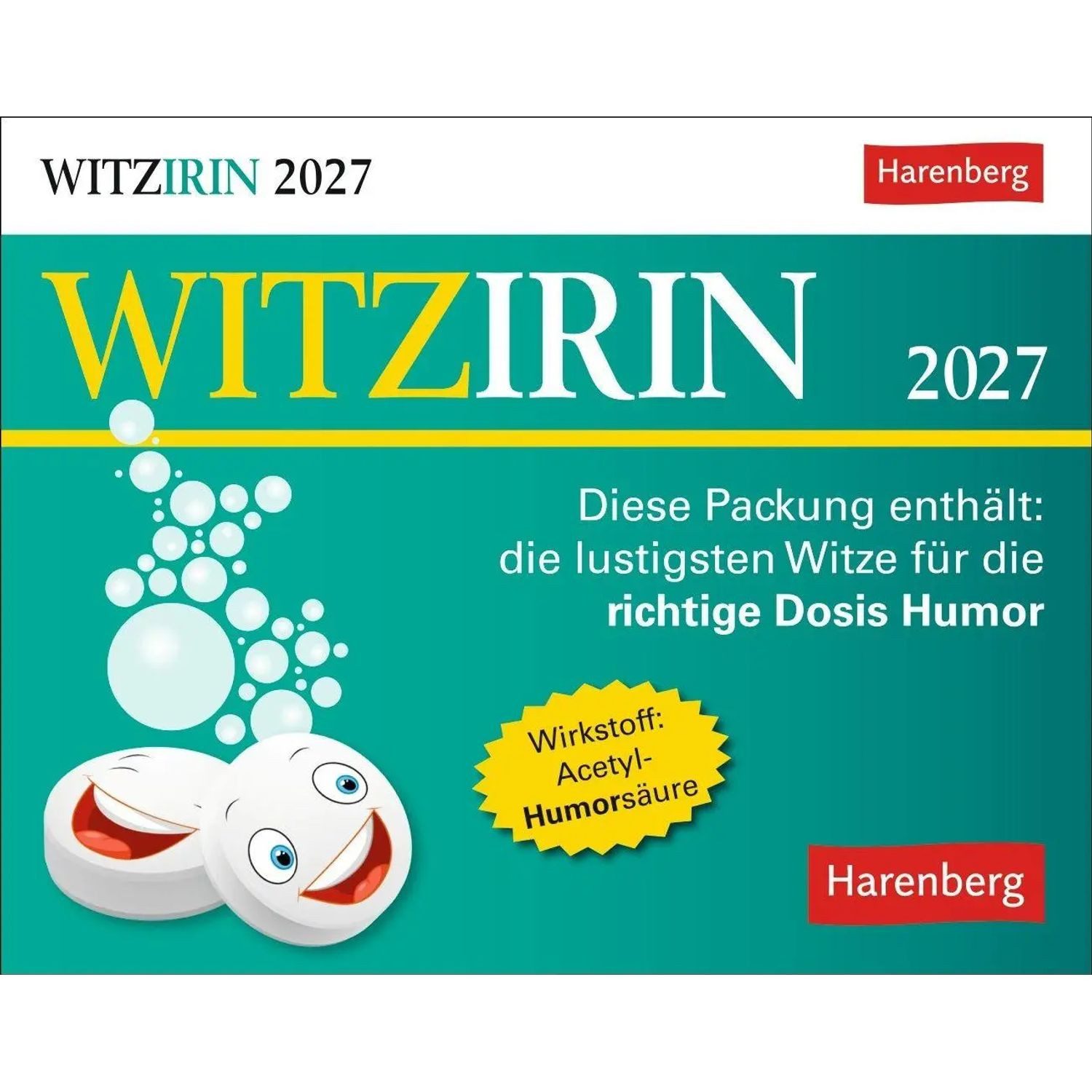 Abreißkalender Witzirin Tagesabreißkalender 2027 - Diese Packung enthält: die...