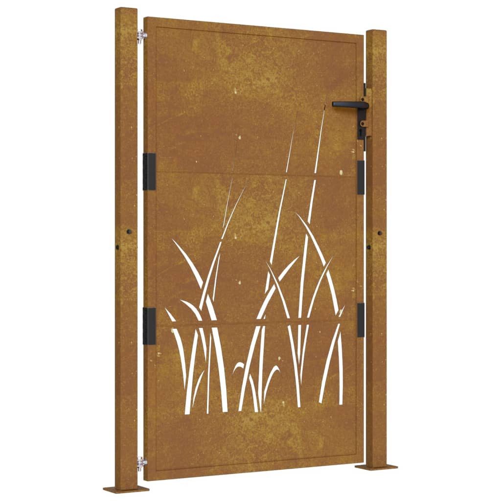 vidaXL Gartentor, Gartentor 105x155 cm Cortenstahl günstig online kaufen