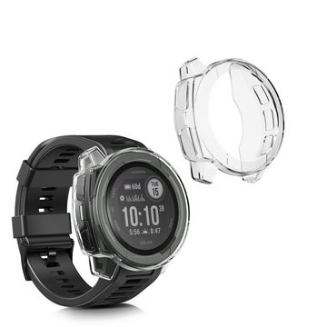 kwmobile Smartwatch-Hülle 2x Schutzhülle für Garmin Instinct 2 Solar / Instinct 2, Fitness Tracker Gehäuse Hülle klar