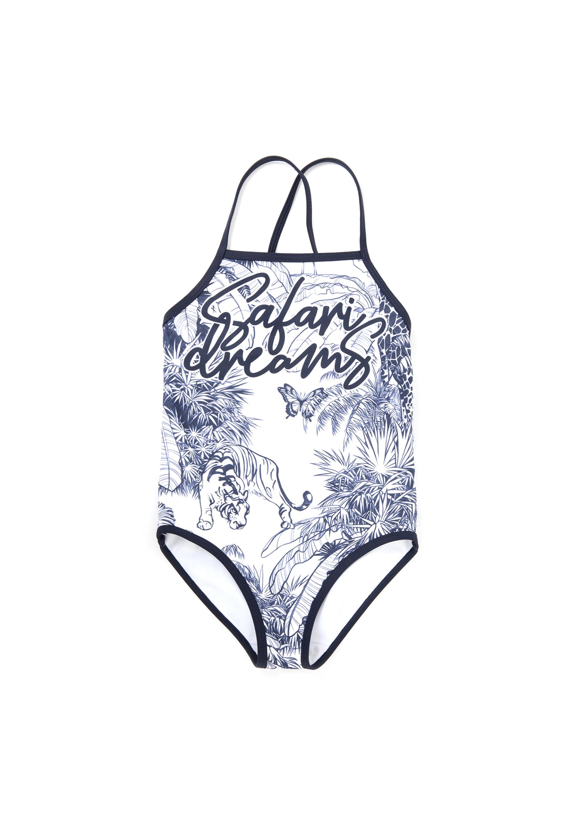 Gulliver Badeanzug mit Dschungel-Print