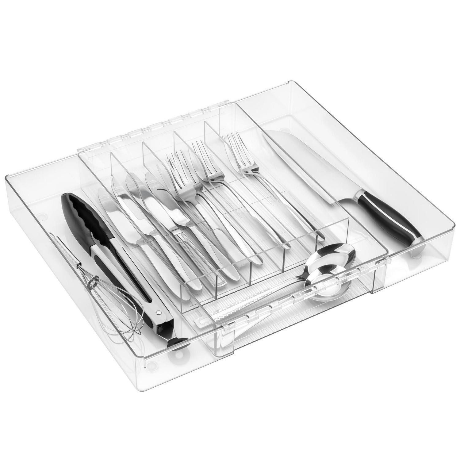 LuxusKollektion Besteckeinsatz Besteckschubladen Organizer verstellbar (1 St)