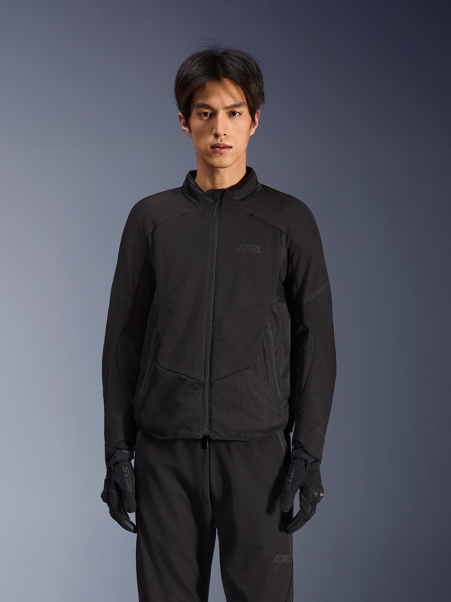 Alpinestars Motorradjacke Aeroshell Airflow Motorrad Textiljacke Airbag vorbereitet,Ellenbogenprotektoren enthalten,perforiert,Sch