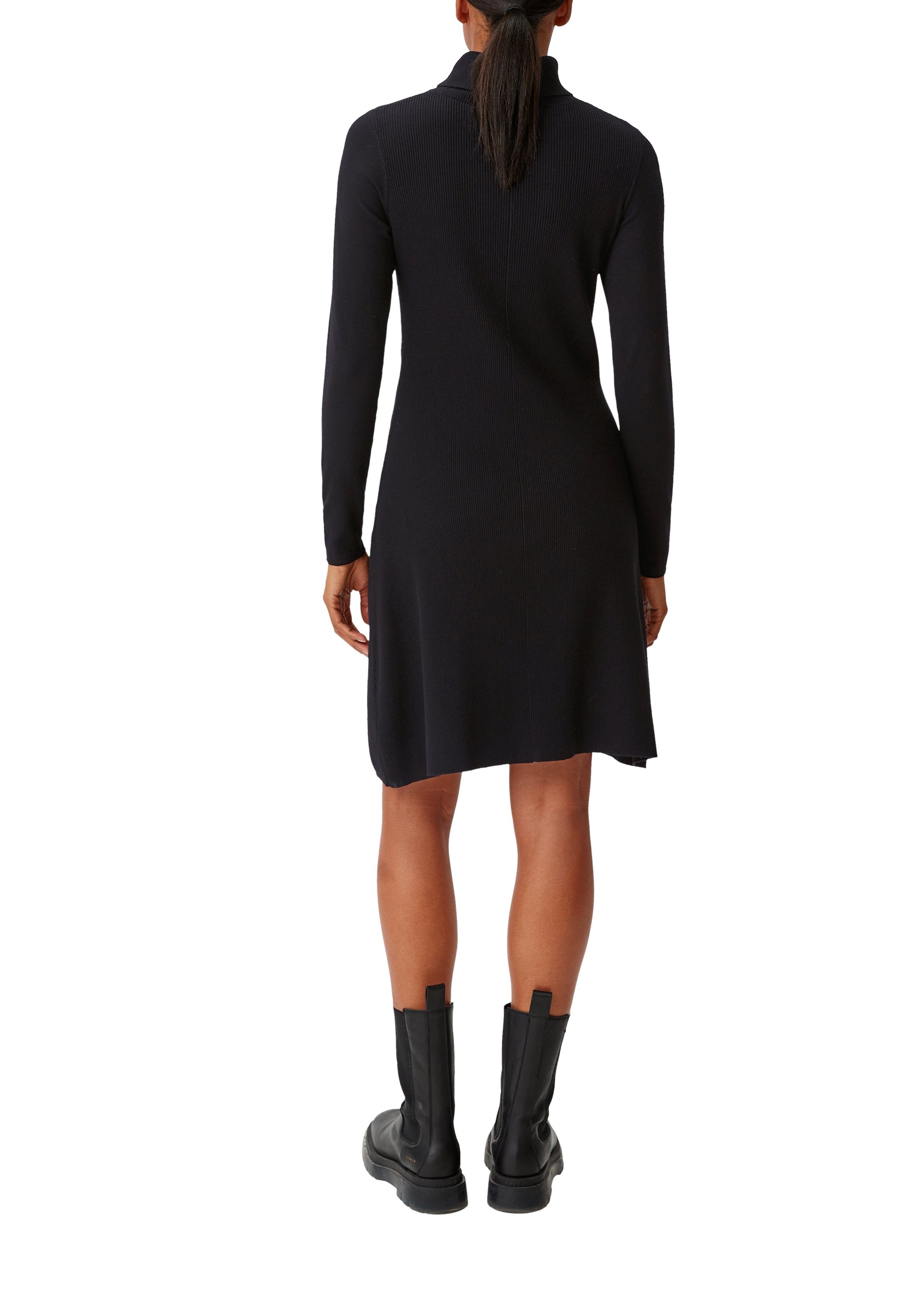 comma Strickkleid Strickkleid mit Rollkragen