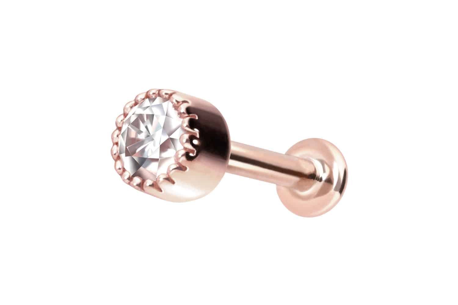 PIERCINGLINE Piercing-Set 14 Karat Gold Labret günstig online kaufen