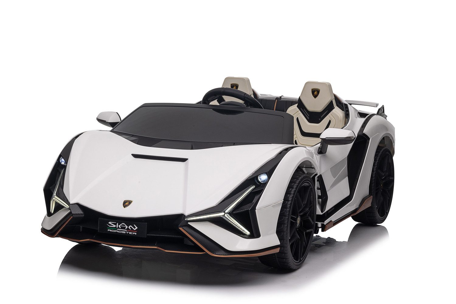 Smarty Elektro-Kinderauto Elektro Kinderauto Lamborghini SIAN mit Lizenz Allrad 4x75W 24V/9Ah