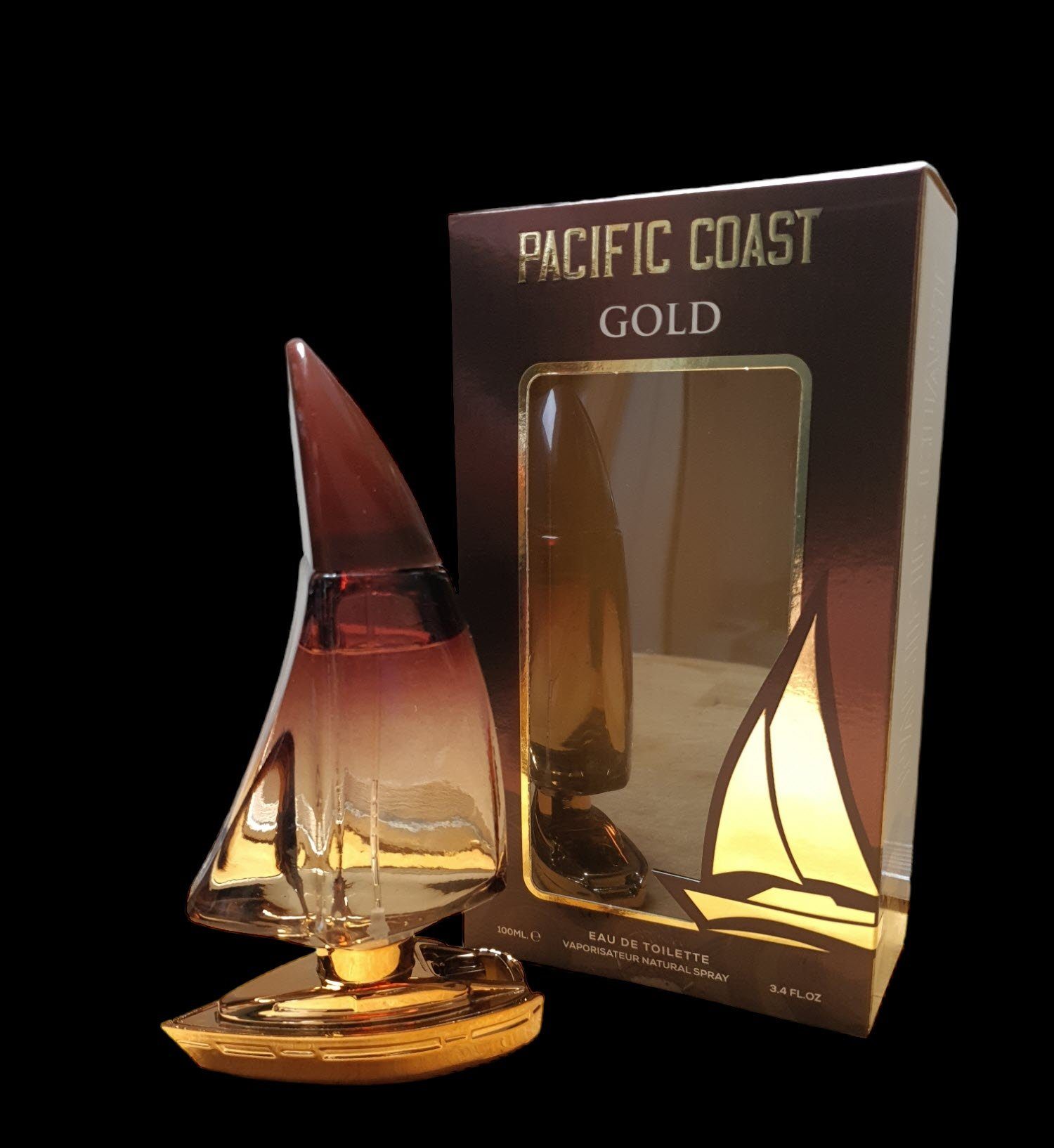 Spectrum Eau de Parfum Pacific Coast EDT 100 ml Herren Parfüm Gold