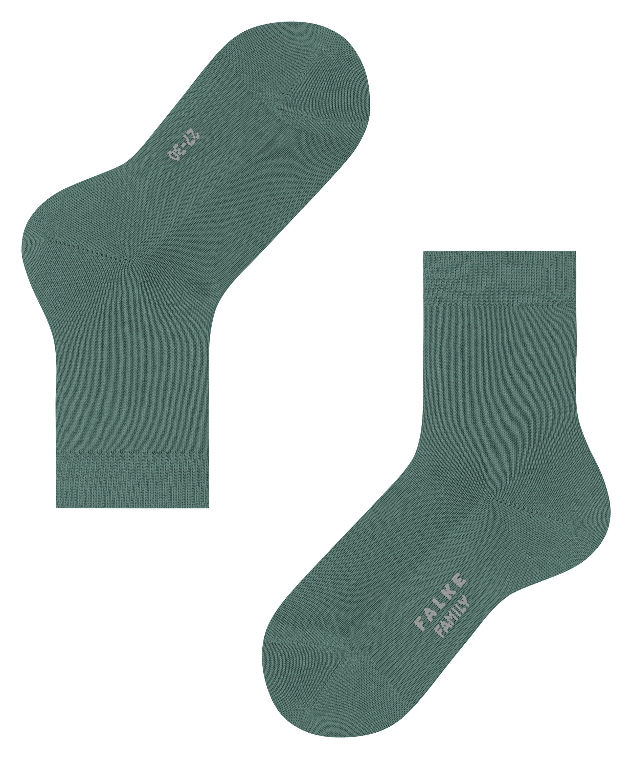 (1-Paar) dark (7248) jade FALKE Family Socken