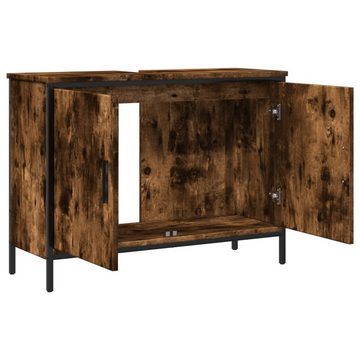 vidaXL Schminktisch Waschbeckenunterschrank Räuchereiche 80x30x60 cm Holzwerkstoff (1-St)