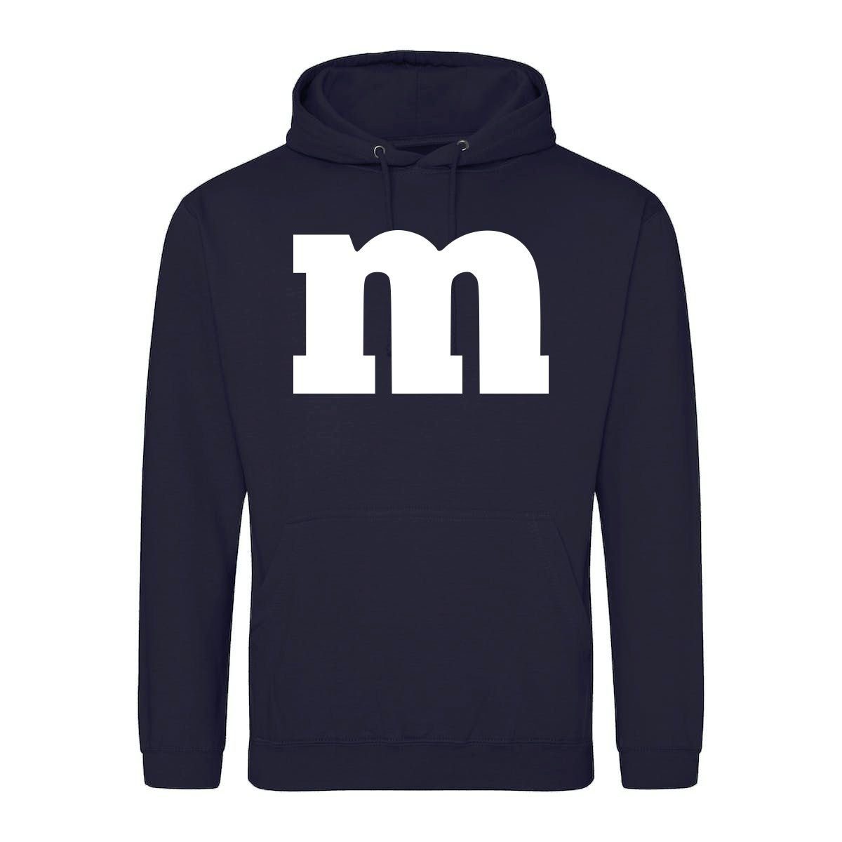 Kapuzenpullover Team M Herren Hoodie Fun Pullover Gruppen Fasching Karneval Kostüm