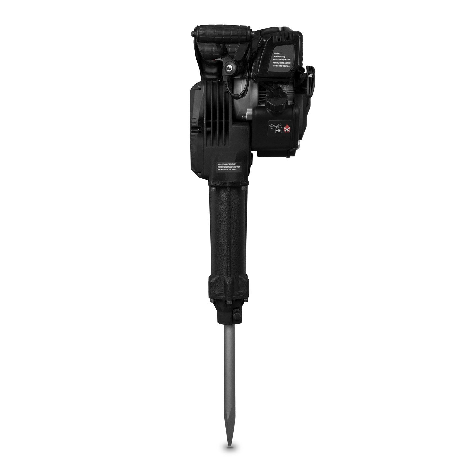 EBERTH Abbruchhammer Benzin mit 2,5PS, 2-Takt Motor, 52ccm, 700-1500 Schläg günstig online kaufen