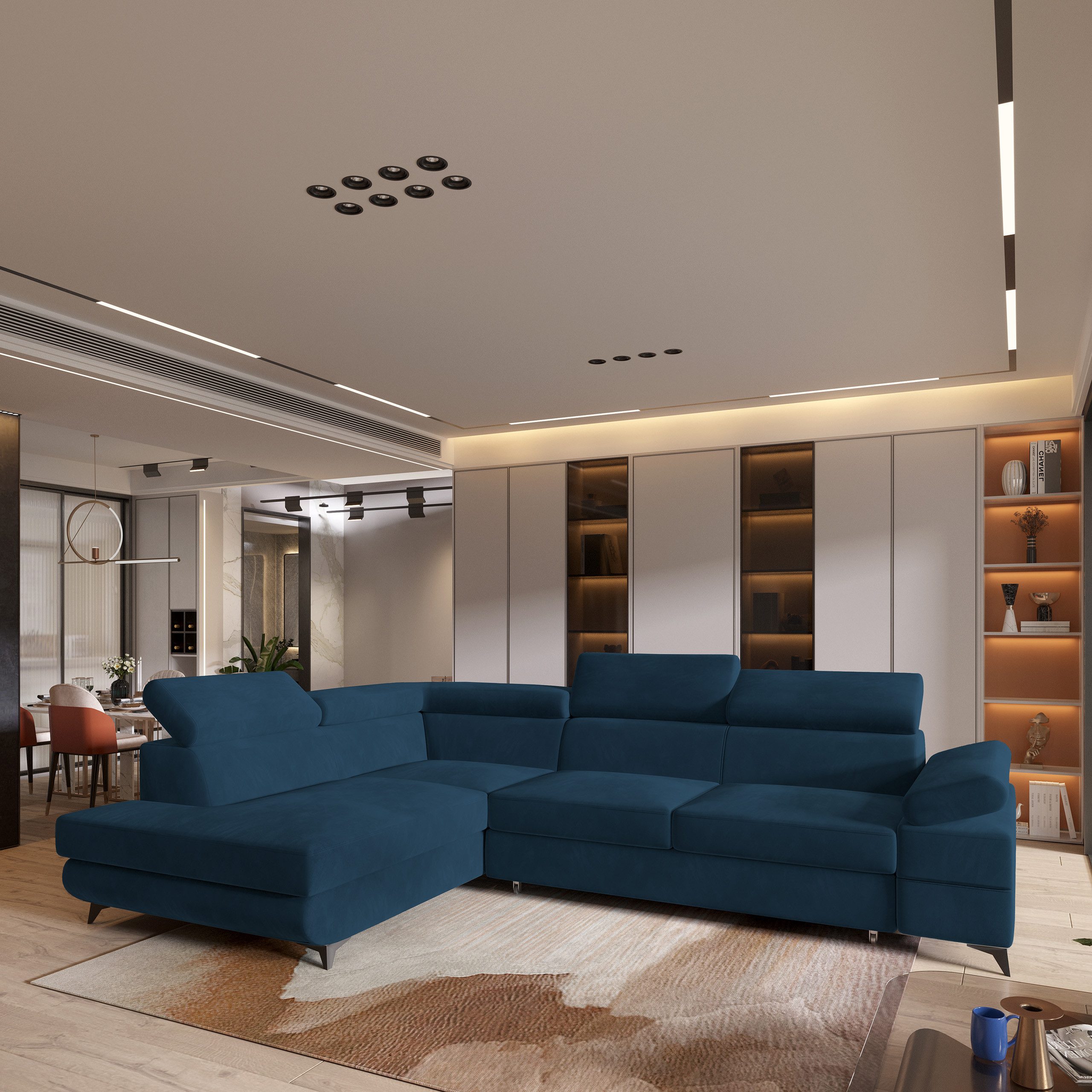 Masseno Ecksofa FAVIEN mit Schlaffunktion L-Form, günstig online kaufen