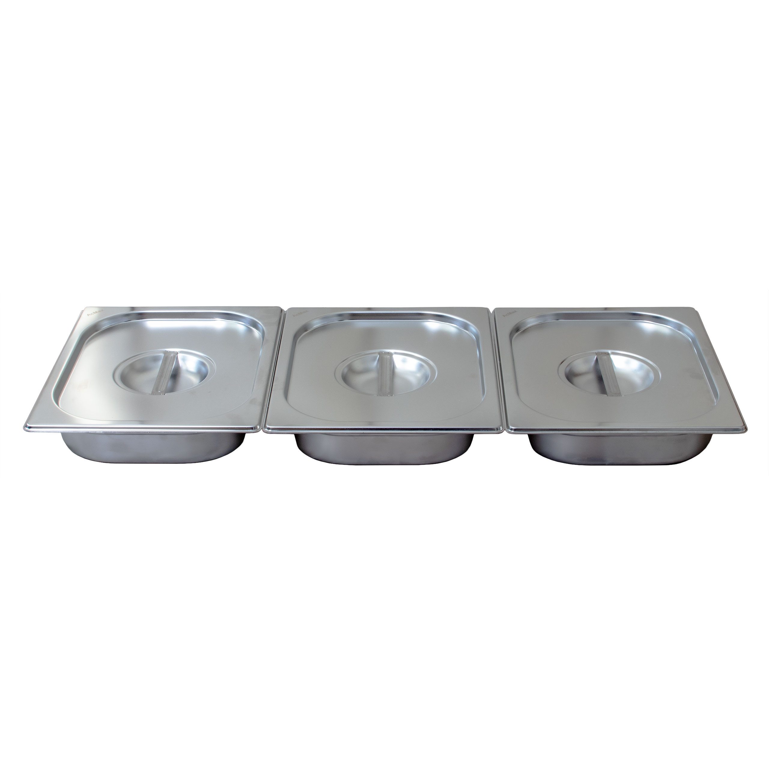 AcMax Panierschale Panierschalen-Set GN 1/2 65mm tief mit Deckel, Kochpinzette und Wender, (3-tlg)