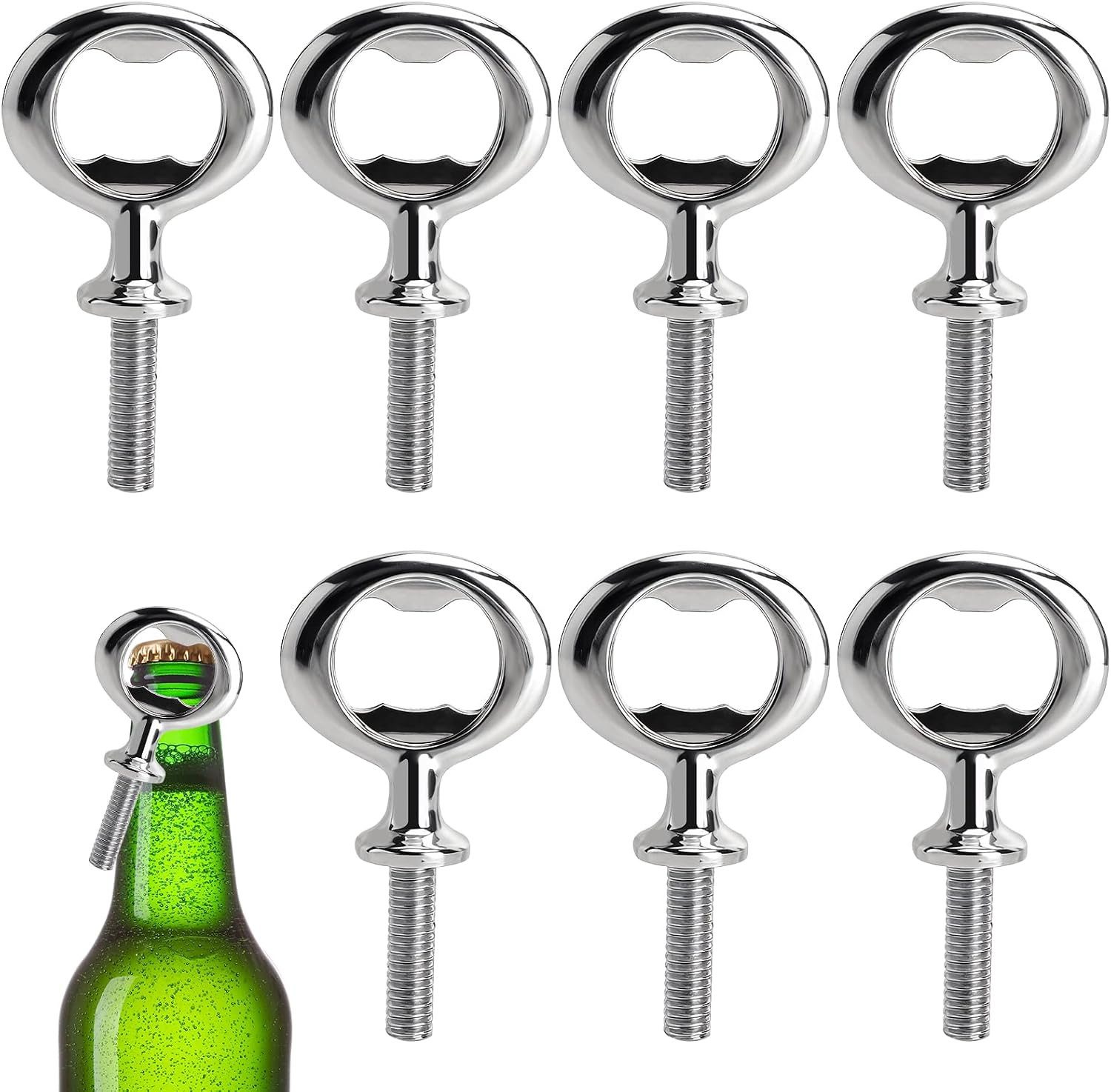 FELIXLEO Flaschenöffner 4 Metall Flaschenöffner Robust für Küche Bar Camping