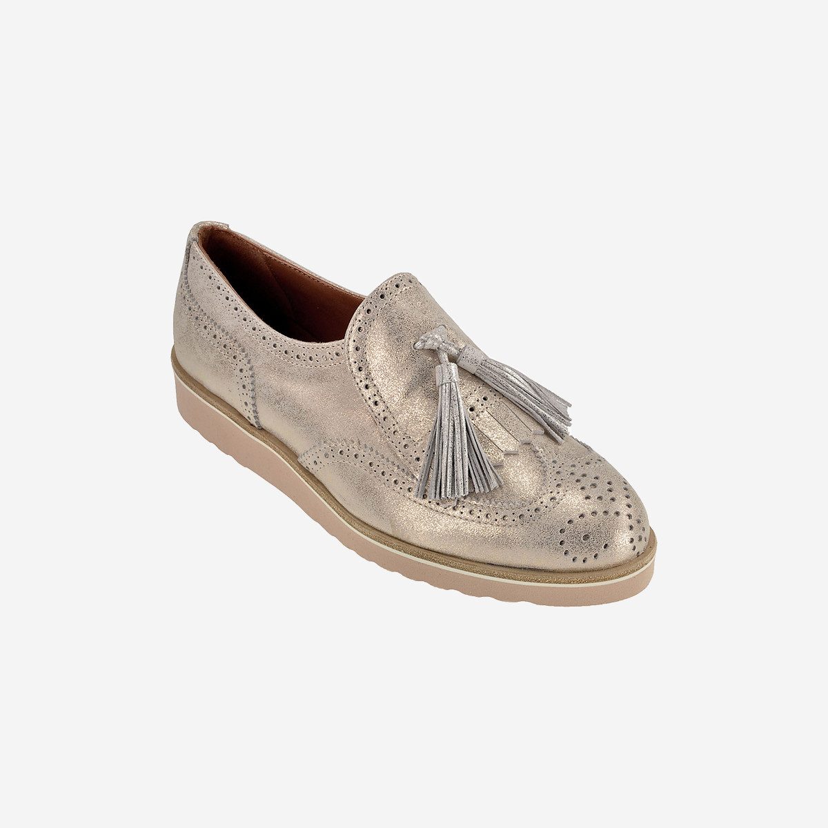 Homers 18269 KING, Slipper & Mokassin in Beige für Damen Slipper