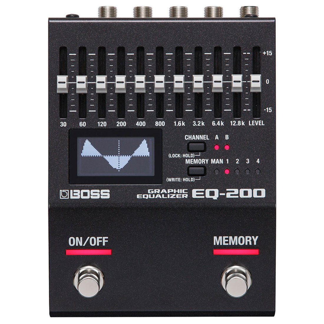 Boss by Roland E-Gitarre Boss EQ-200 graphischer Equalizer mit Netzteil 9V