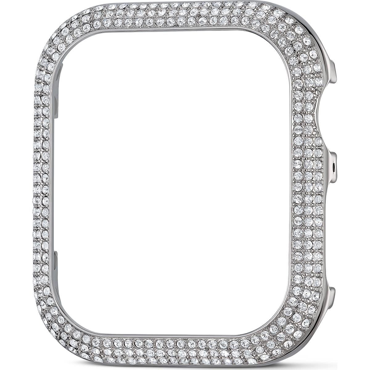 Swarovski Smartwatch-Hülle Swarovski Sparkling Gehäuserahmen passend zur Apple Watch ® Silberfarb