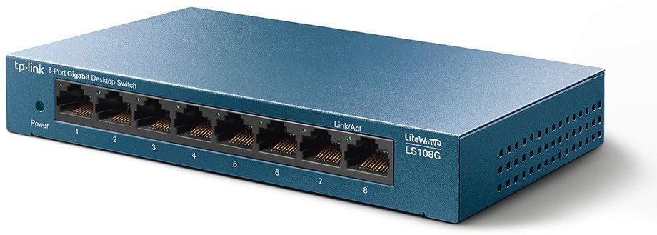 tp-link LS108G LiteWave 8-Port Gigabit Desktop Switch Netzwerk-Switch