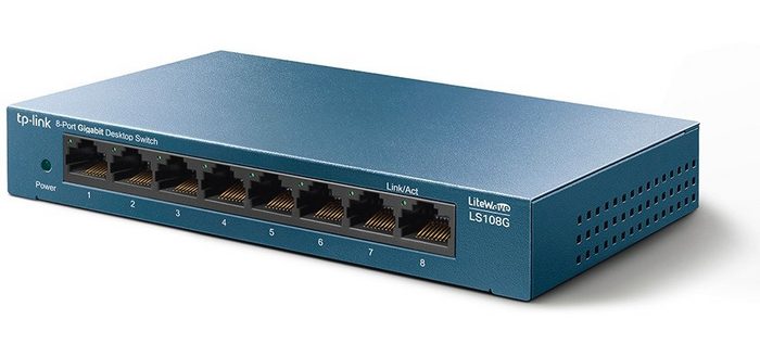 TP-Link LS108G LiteWave 8-Port Gigabit Desktop Switch Netzwerk-Switch