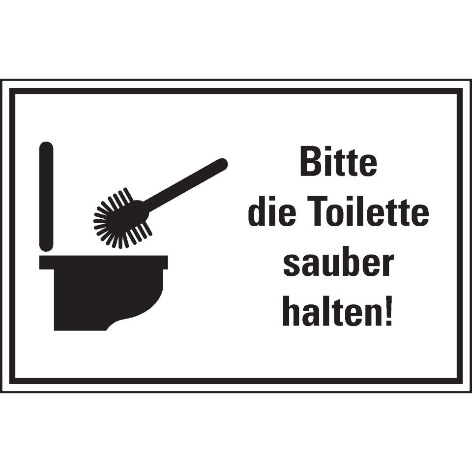 König Werbeanlagen Hinweisschild »Aufkleber I HinweisKombischild