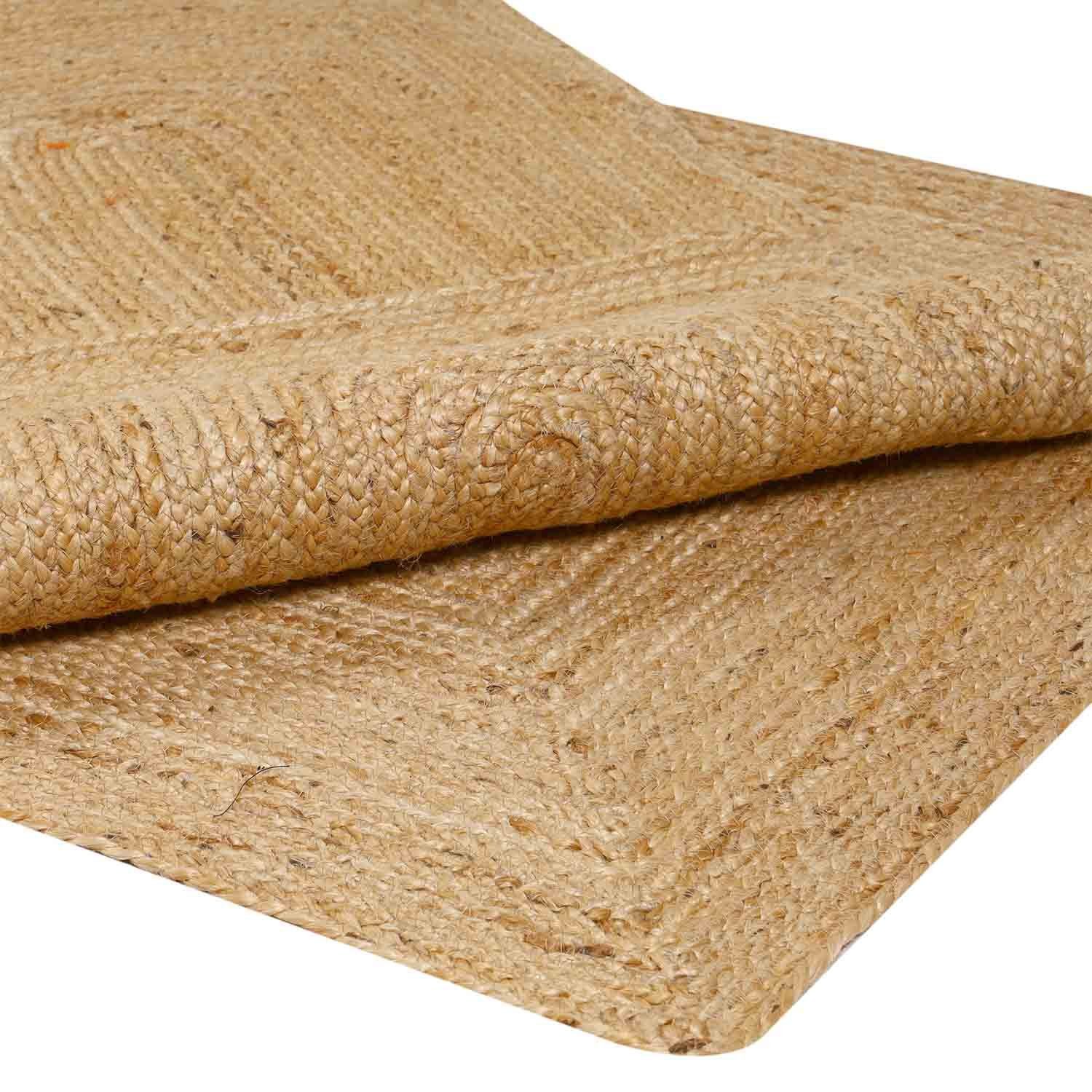 Casa Moro Teppich Jute Teppich Esha Natur rechteckig, Teppich-Läufer im Boho-Stil, rechteckig – Bild 5 von 5