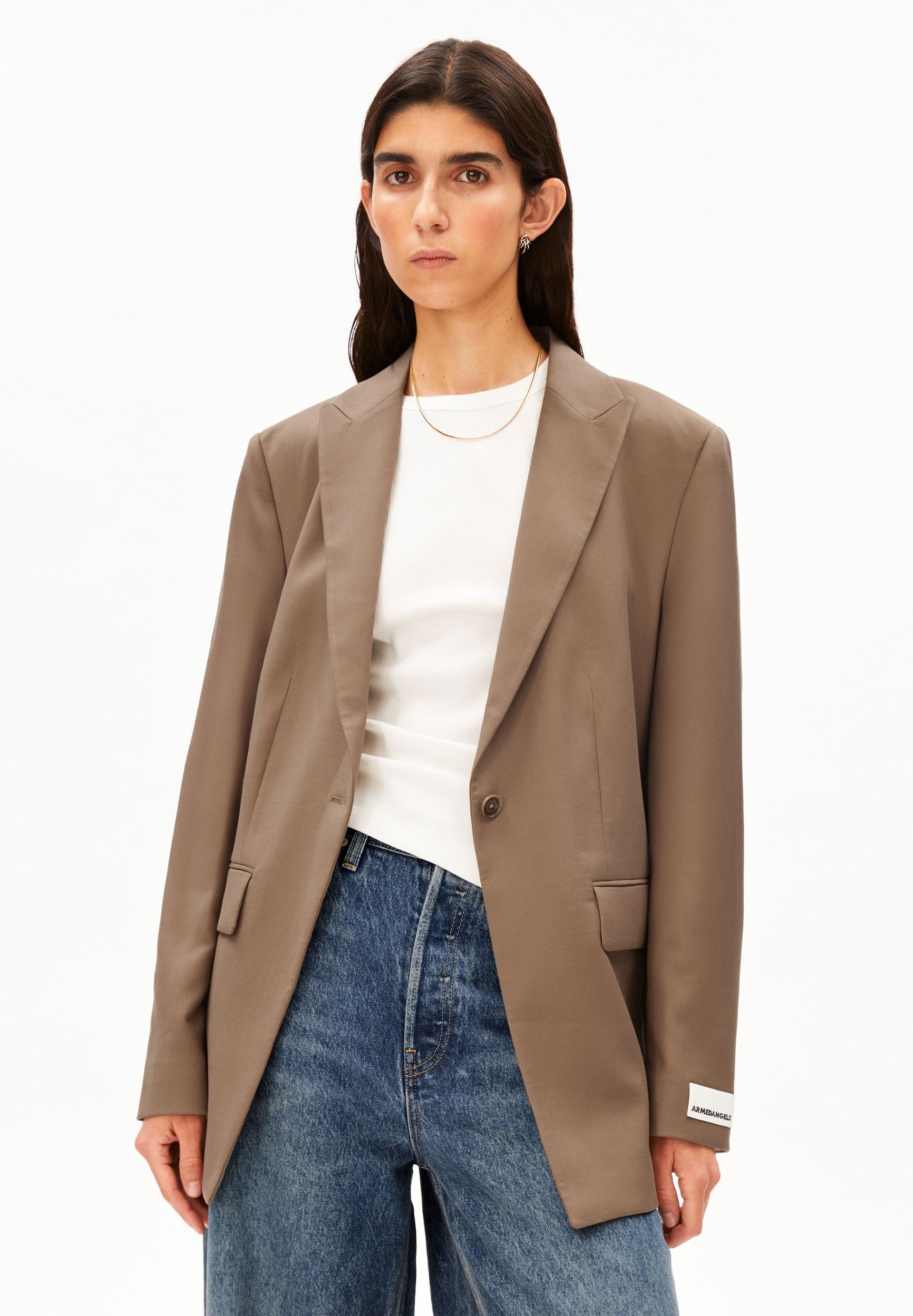 Jackenblazer MIKULAA Blazer aus TENCEL™ Lyocell Mix