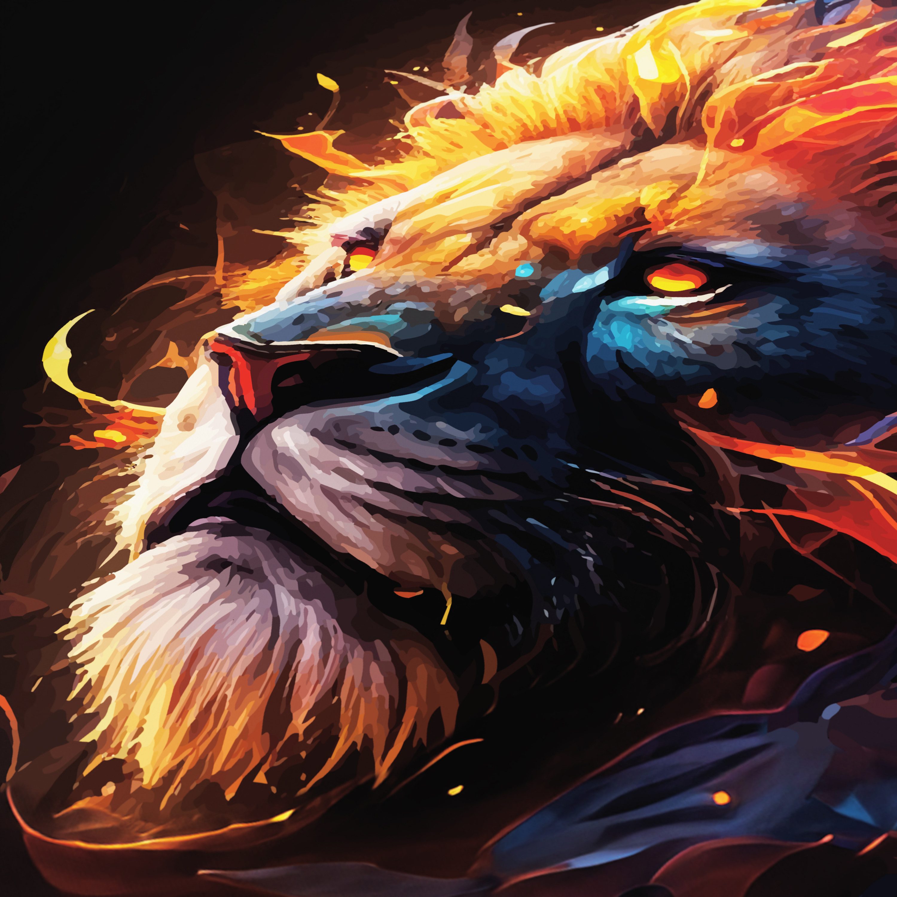 Titanwolf Gaming Mauspad XXL Speed Mousepad 900 x 400 x 3 mm, Schreibtischauflage, abwaschbar (1-St), rutschfeste Rückseite, Geschwindigkeit & Präzision, Fire L – Bild 5 von 5