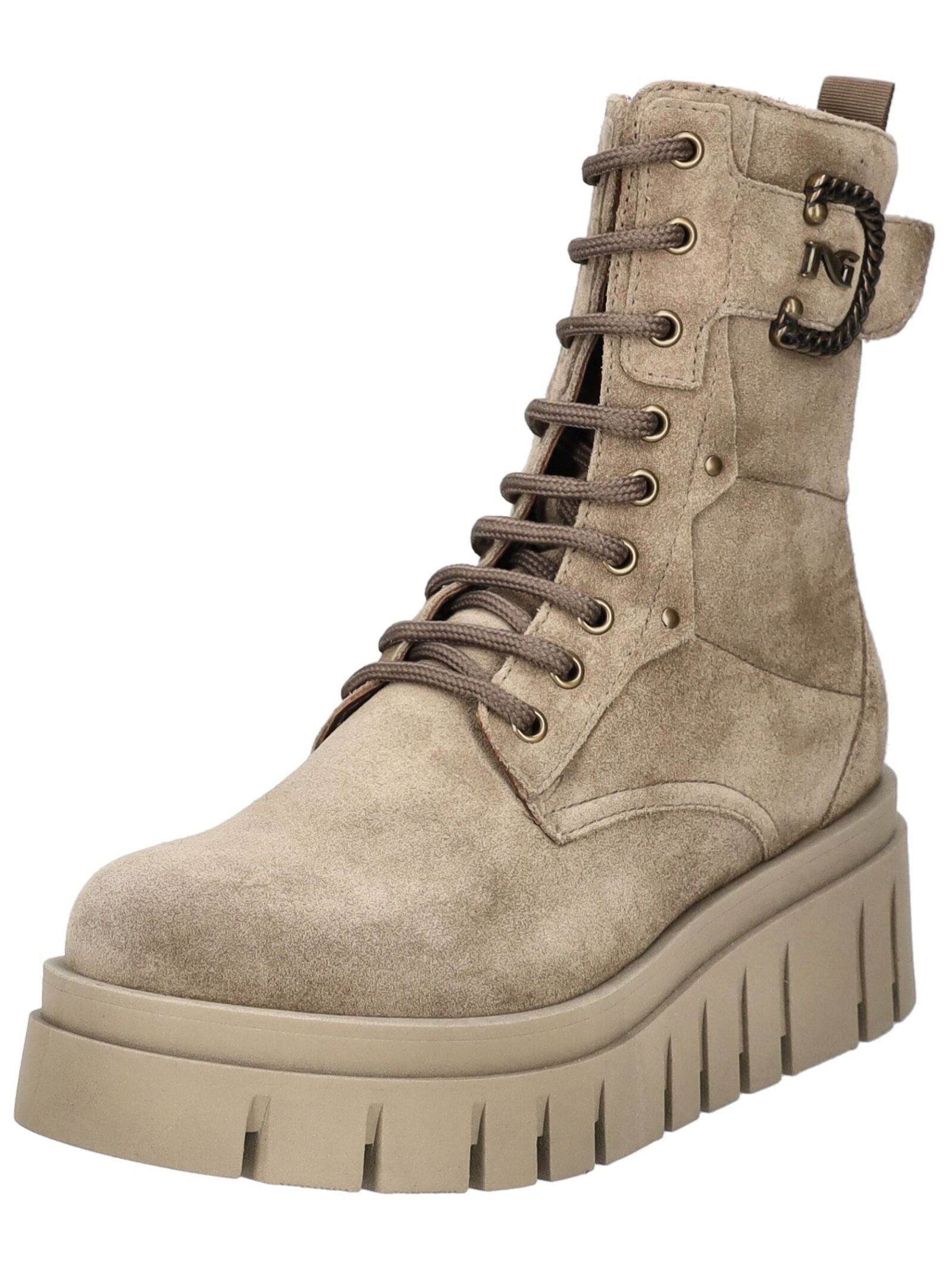 Nero Giardini Stiefelette Veloursleder Schnürstiefelette