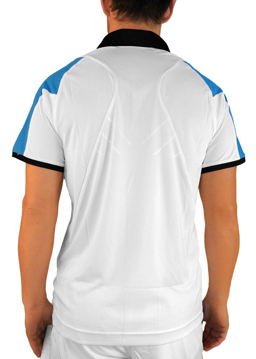 Lotto Poloshirt Matrix Tech weiss/blau Herren