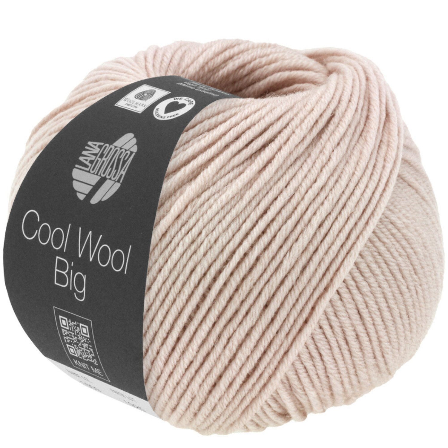 LANA GROSSA COOL WOOL BIG Häkelwolle, 120 m (Klassiker aus purer, extrafeiner Merinowolle), 50 g