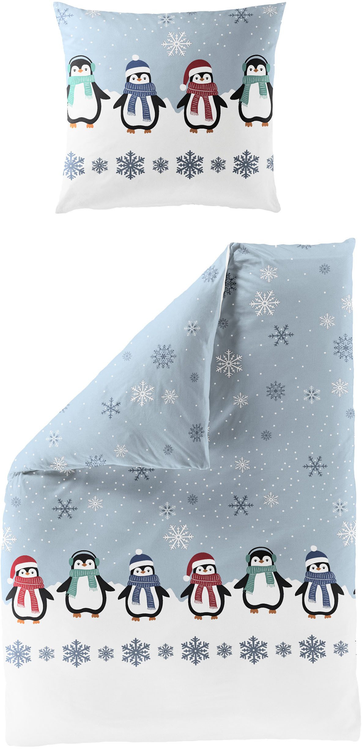 BIERBAUM Bettwäsche 4115, Biber, 2 teilig, Biber, 100 % Baumwolle, pflegeleicht, kuschelig weich