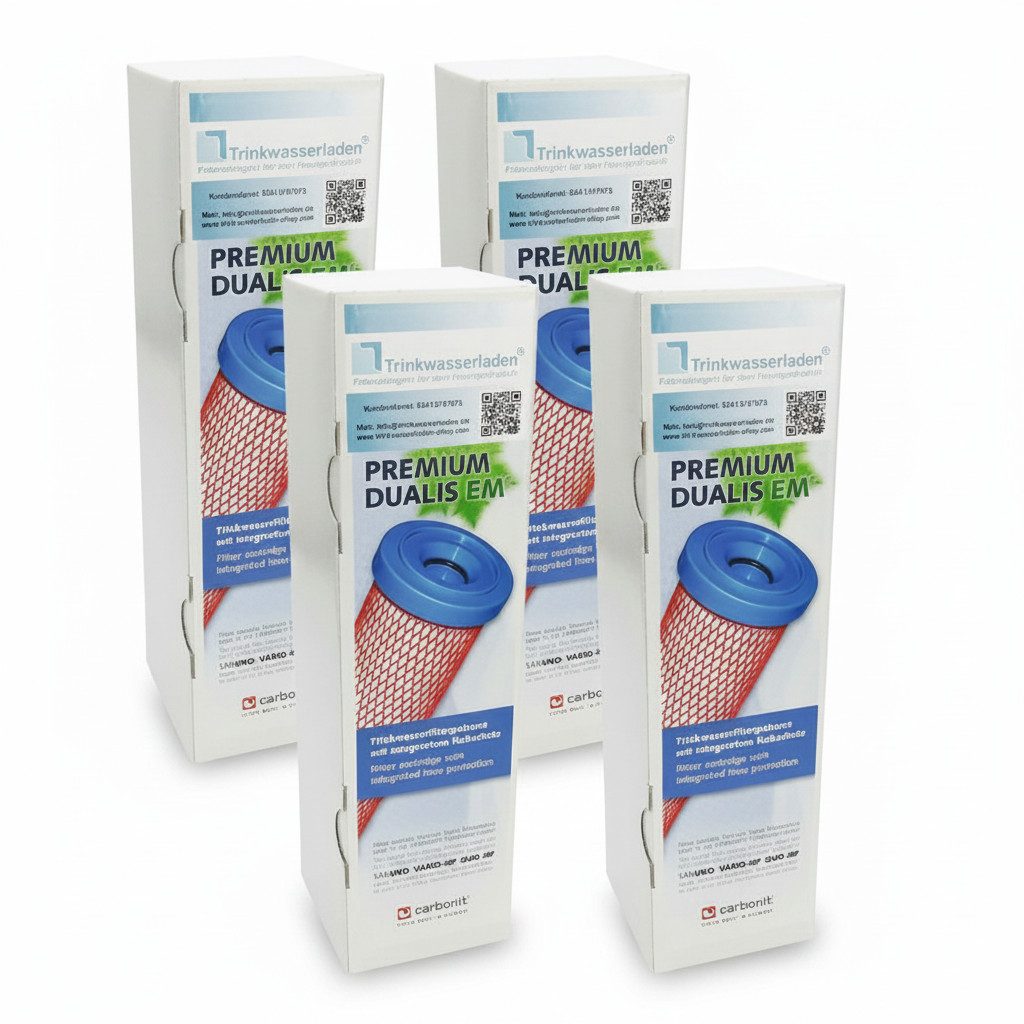 carbonit Filtereinsatz, 4x Premium Dualis EM Filterpatrone 0,45 µm Sparpreis