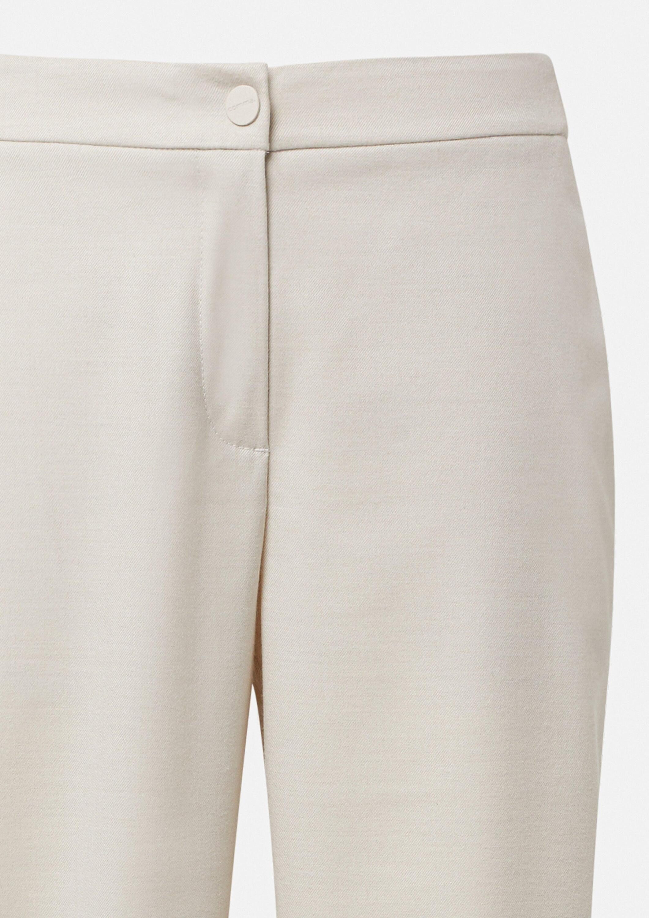 comma 7/8-Hose Hose Jogpants mit Faltendetail am Saum