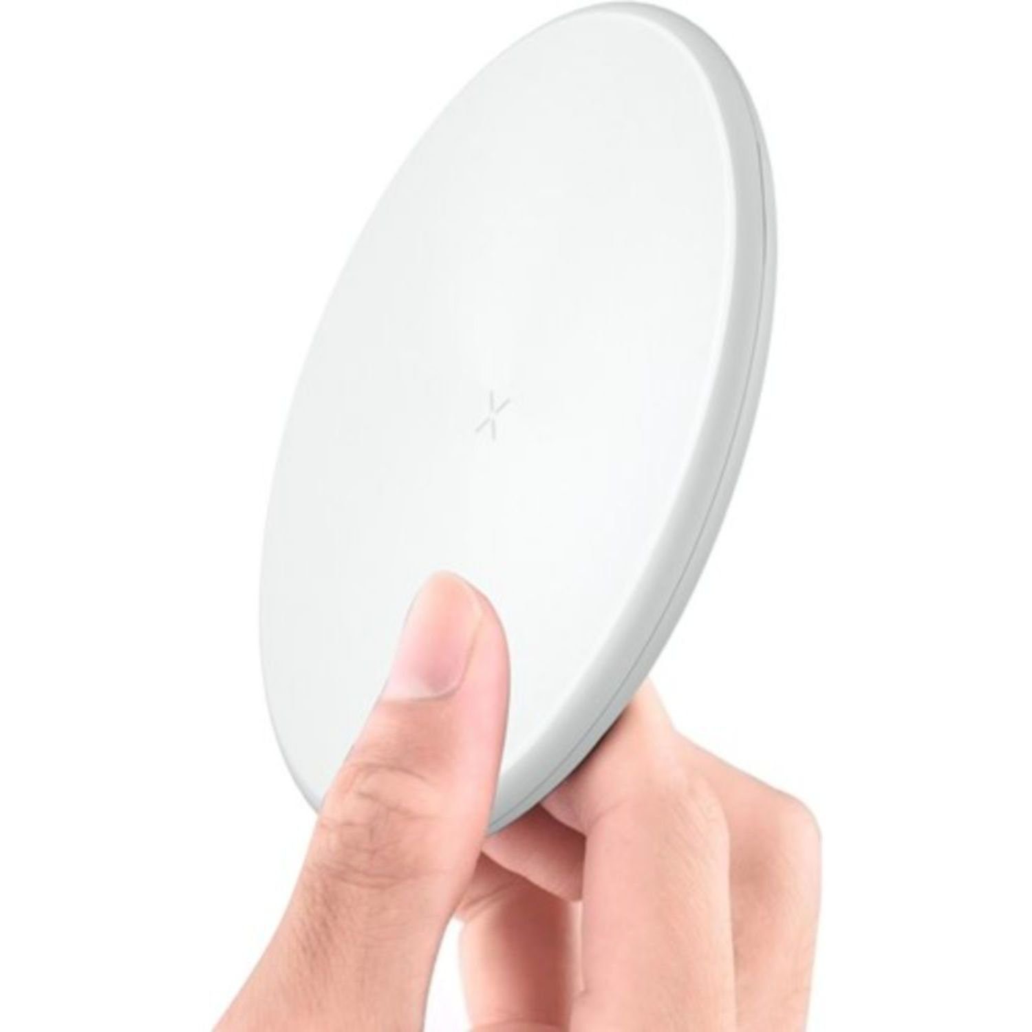 COFI 1453 15W Universal Kabelloses Lade-Tischpad für Android und iOS Weiß USB-Ladegerät