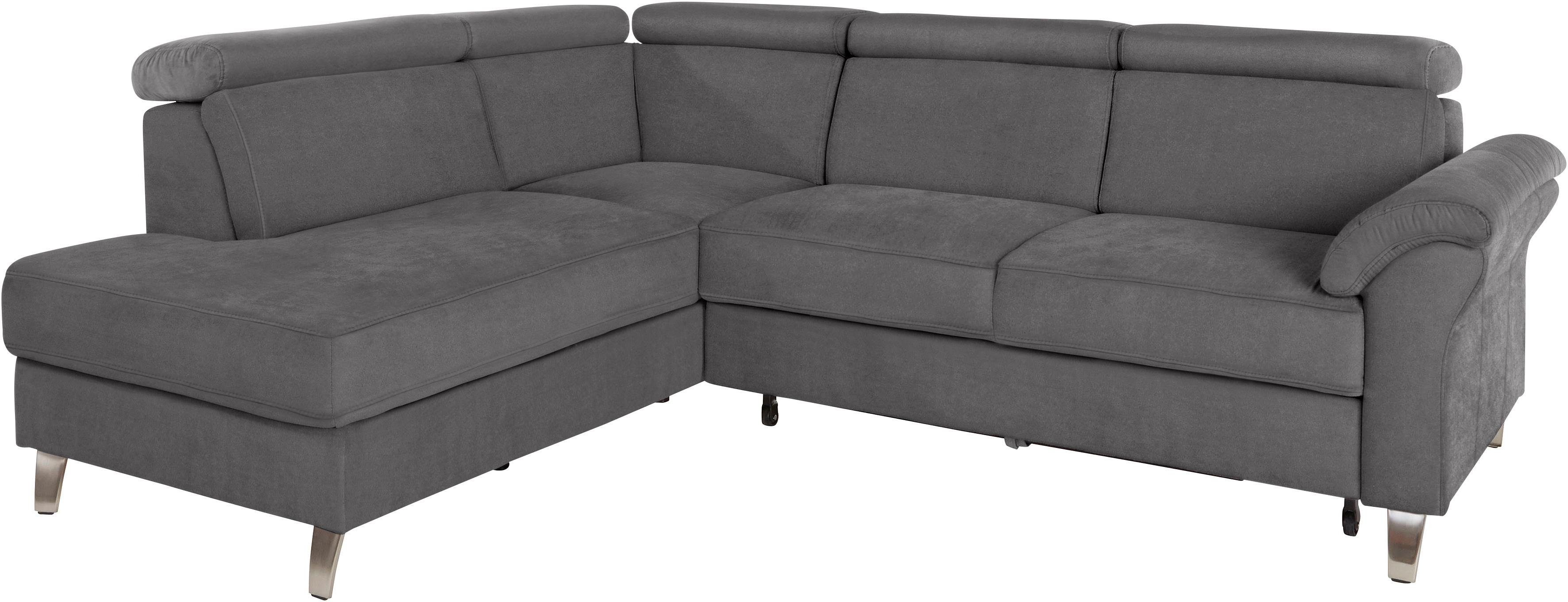 sit&more Ecksofa Arngast L-Form, inklusive Kopfteilverstellung günstig online kaufen