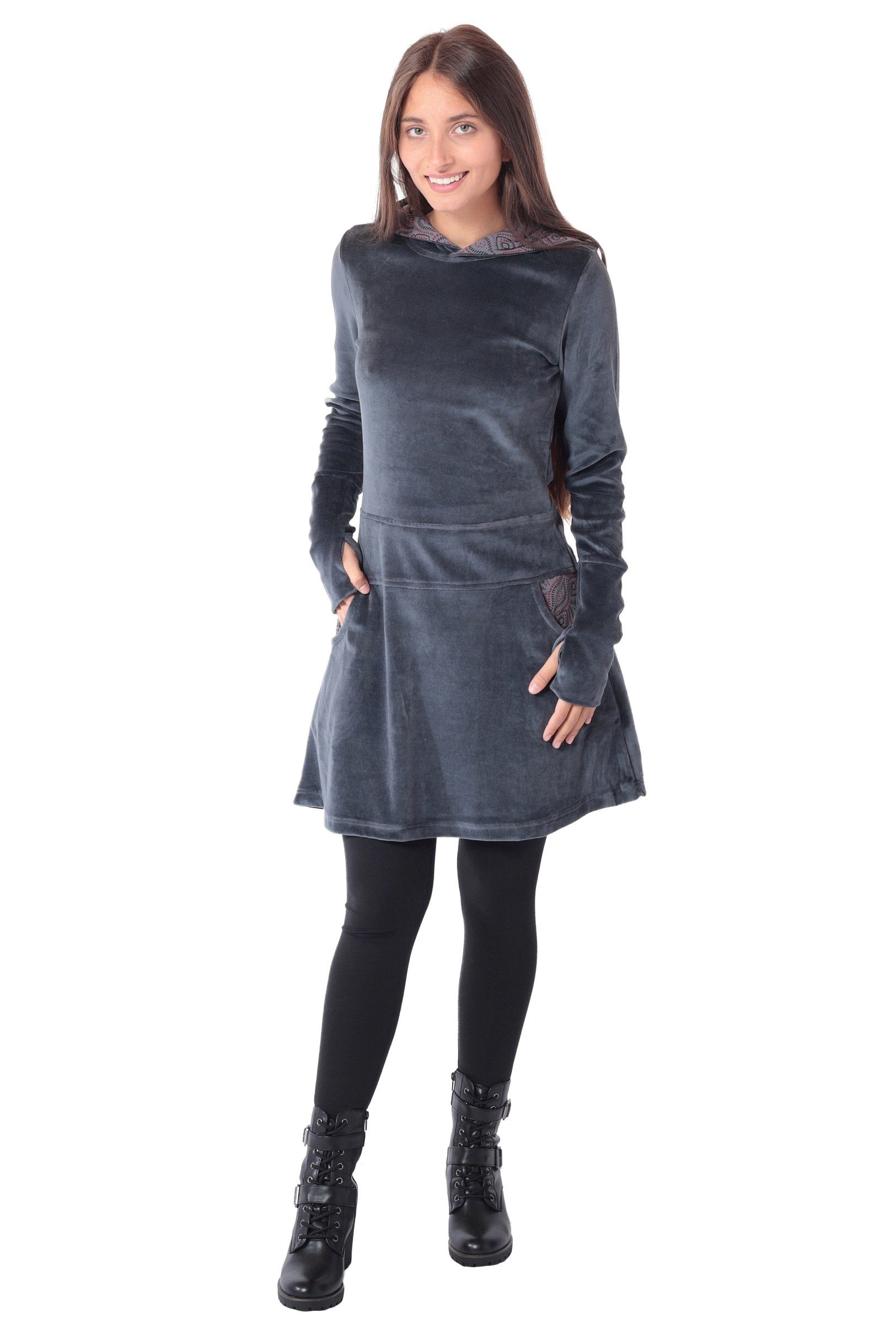 PUREWONDER Samtkleid Kleid aus Samt mit günstig online kaufen
