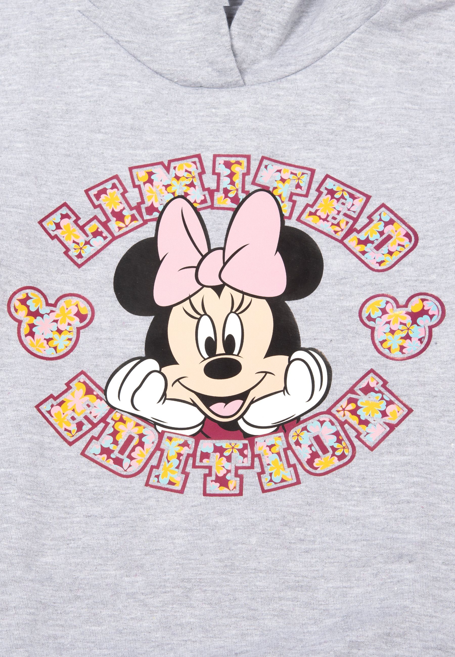 United Labels® Sweatshirt Disney - Minnie Mouse - Limited Edition-Print mit Blümchen, Hoodie