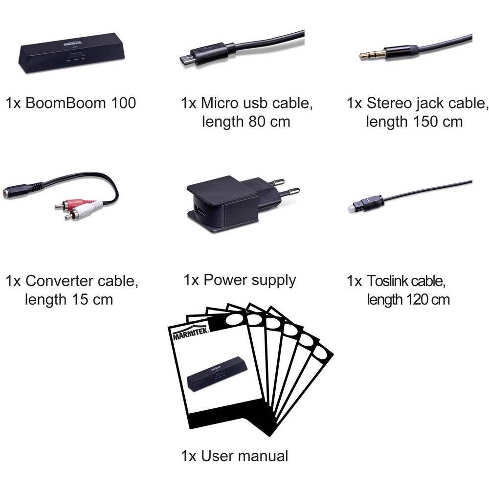 Marmitek Audioempfänger und –Sender in 1BluetoothAAC, aptX & aptX 25008330 Bluetooth-Adapter, aptX®-Technologie
