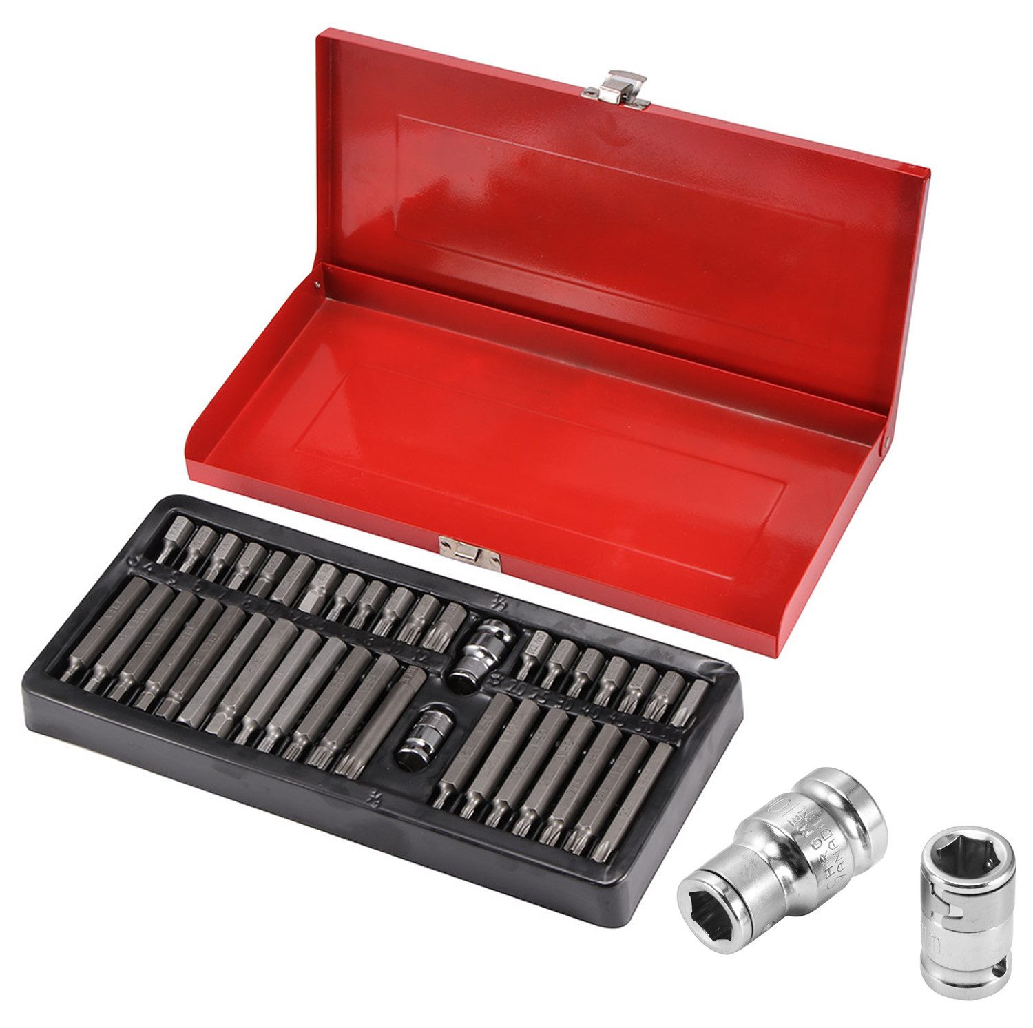 Bit-Set 40 teiliges Schrauberbit-Set T20 bis T55 und M5 bis M12
