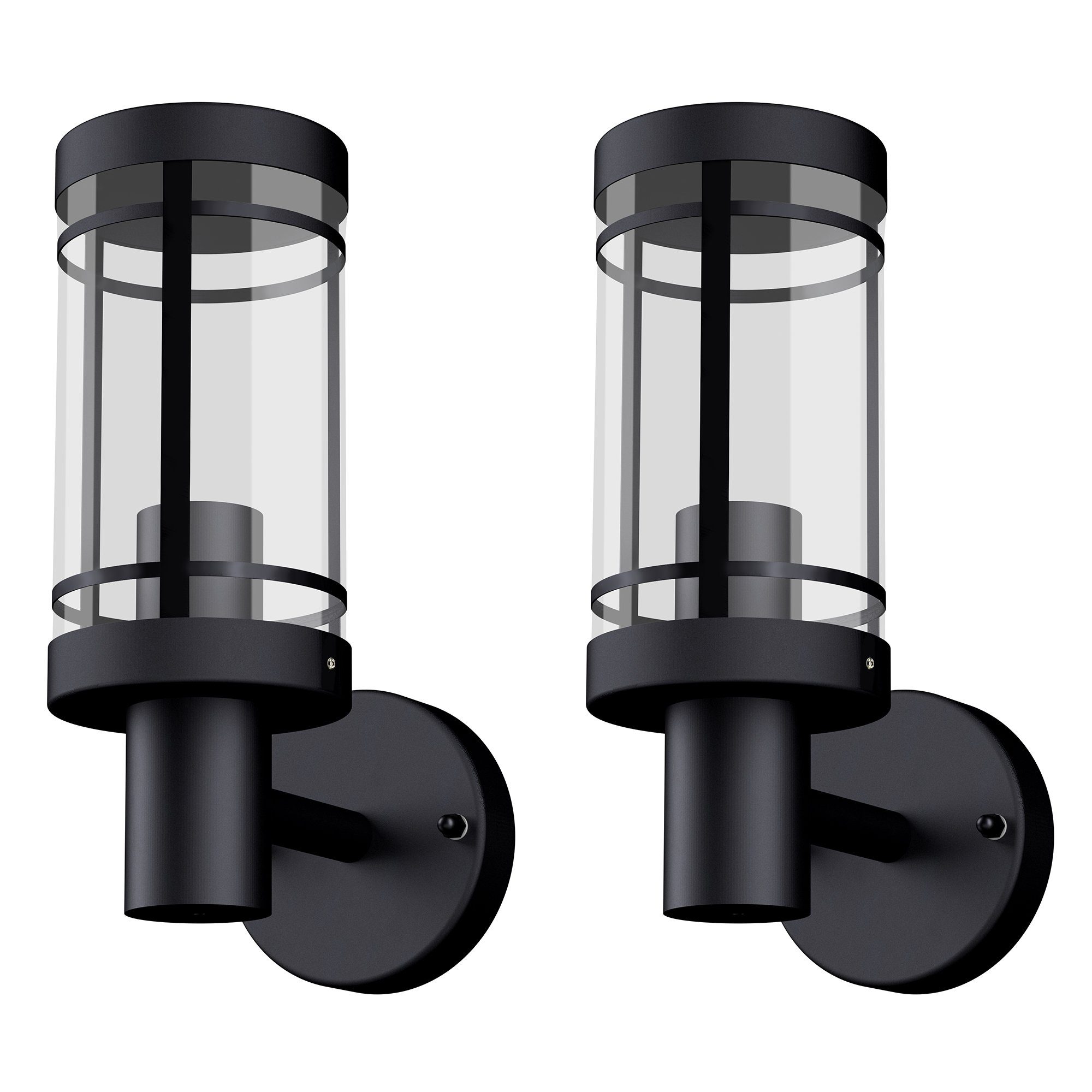 SSC-LUXon LED Aufbaustrahler Aussen-Wandleuchte MIENTO Wandlampe Aufbauleuchte, IP44, rostfrei