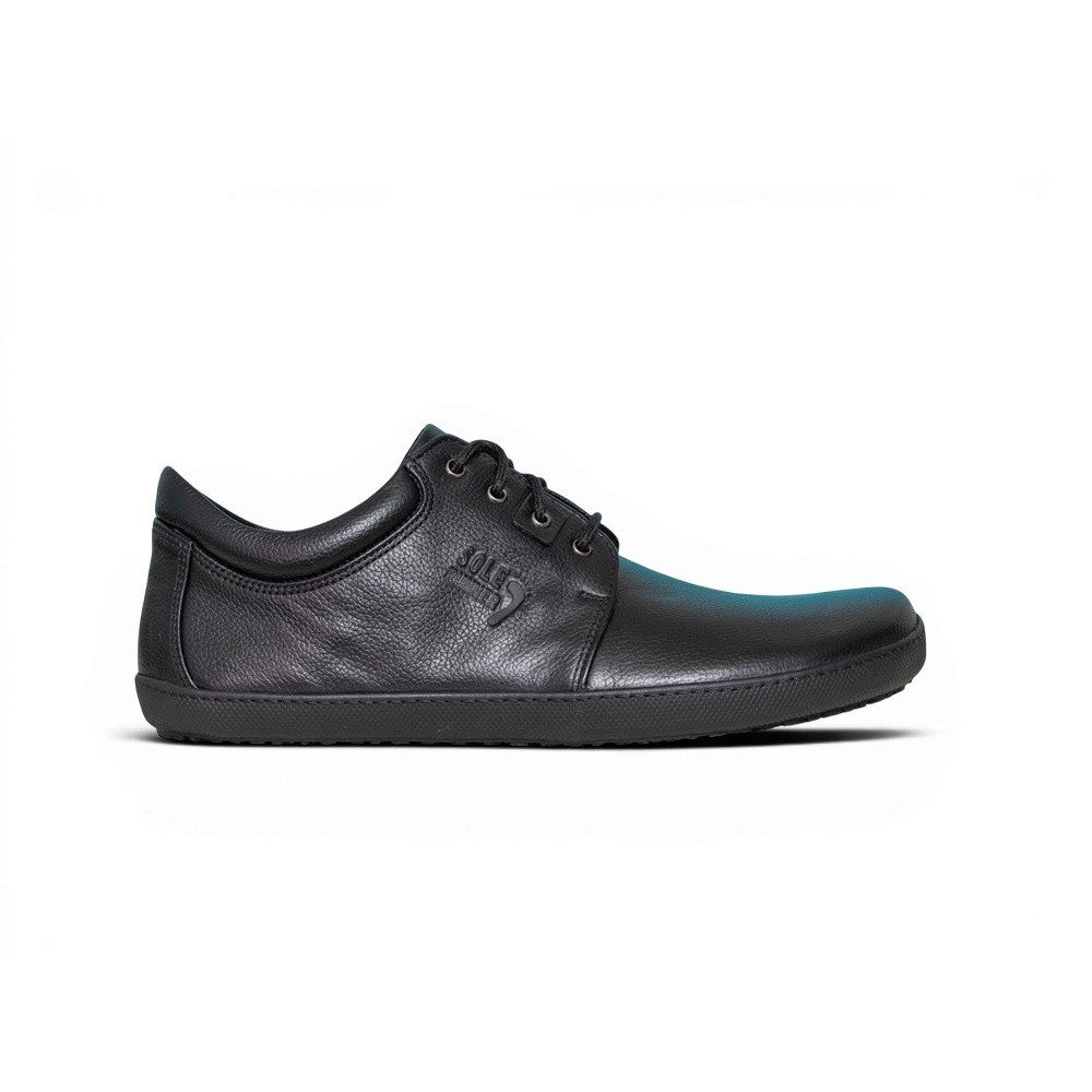 Sole Runner Barfussschuhe Metis 2 Leder (breite Zehenbox) schwarz Sneaker