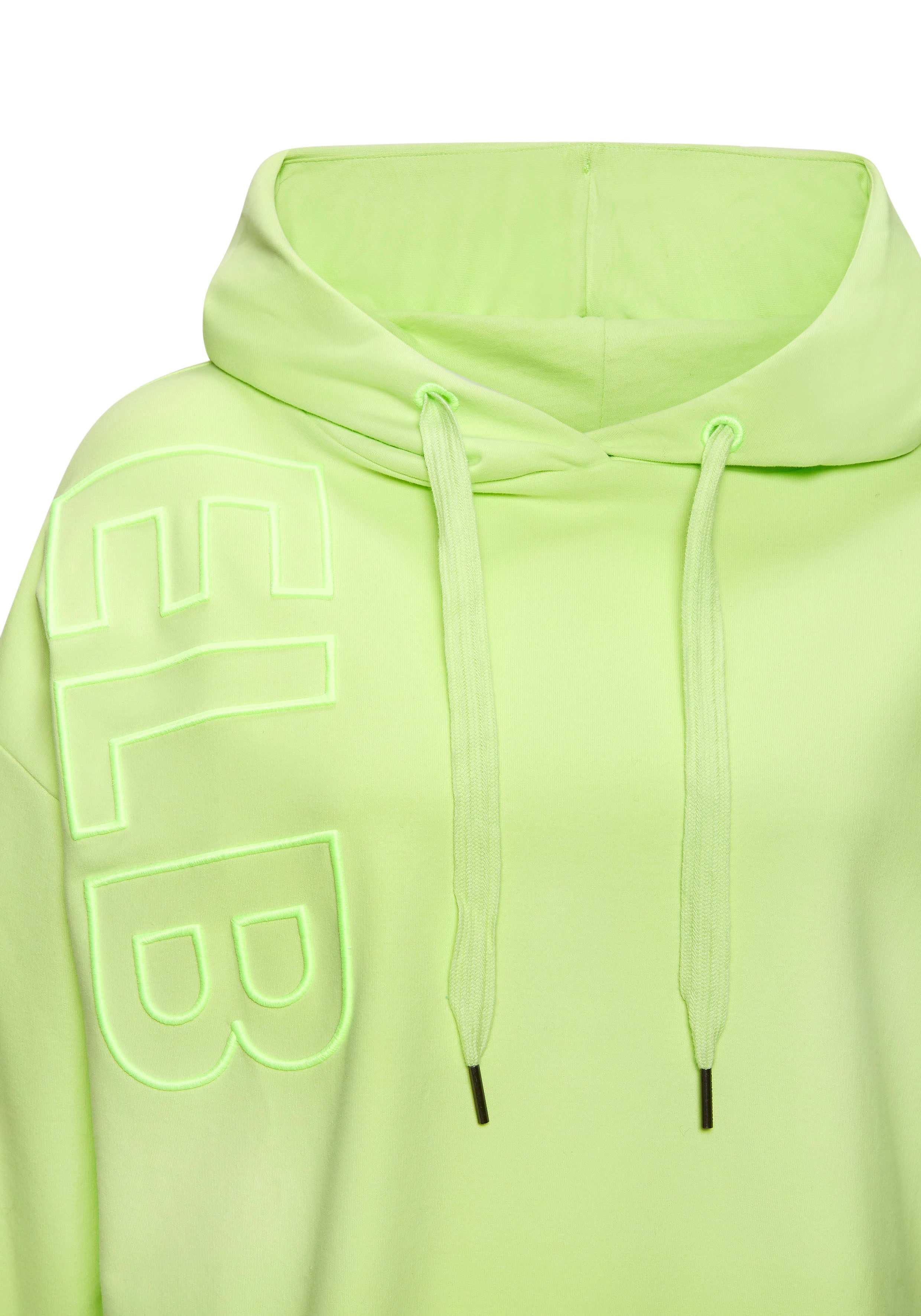 Elbsand Kapuzensweatshirt Elgin mit Logostickerei, lockerer Hoodie aus elastischer Baumwolle – Bild 5 von 5