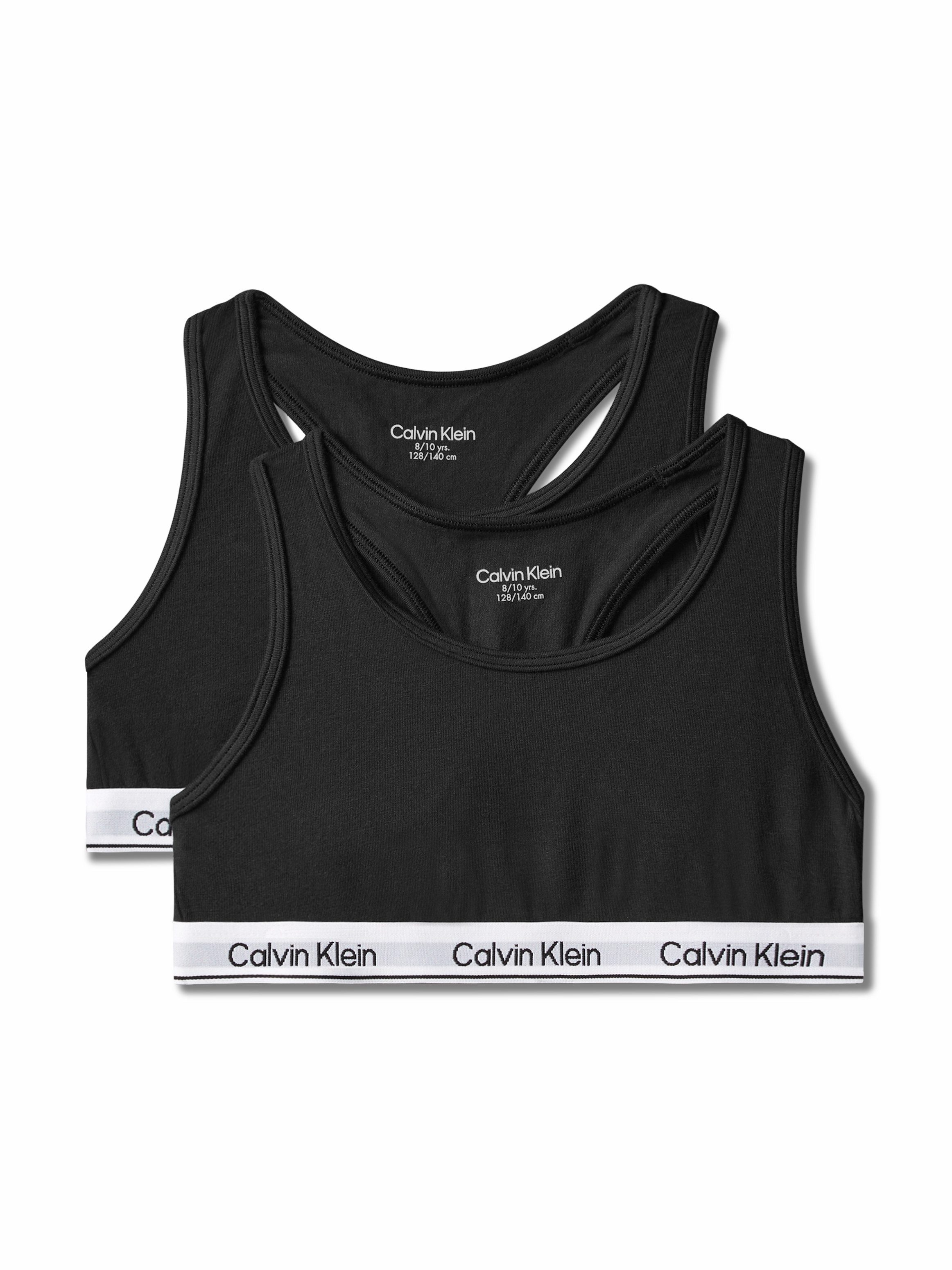 Calvin Klein Underwear Bralette 2PK BRALETTE (Packung, 2-tlg., 2er-Pack) mit Logobund