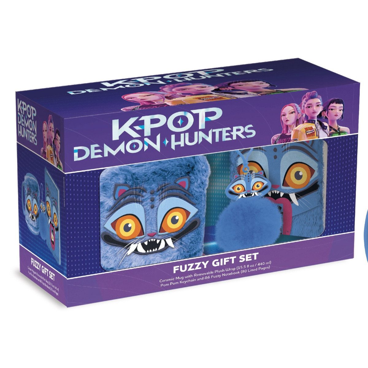 K-Pop Demon Hunters Notizheft Derpy Plüsch Geschenkset Sammler Set Kinder Jugendliche