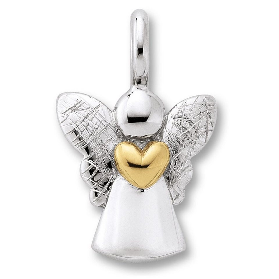 ONE ELEMENT Kettenanhänger Engel Anhänger aus 925 Silber, Damen Silber Schmuck  Engel, ONE ELEMENT - Qualität aus Deutschland