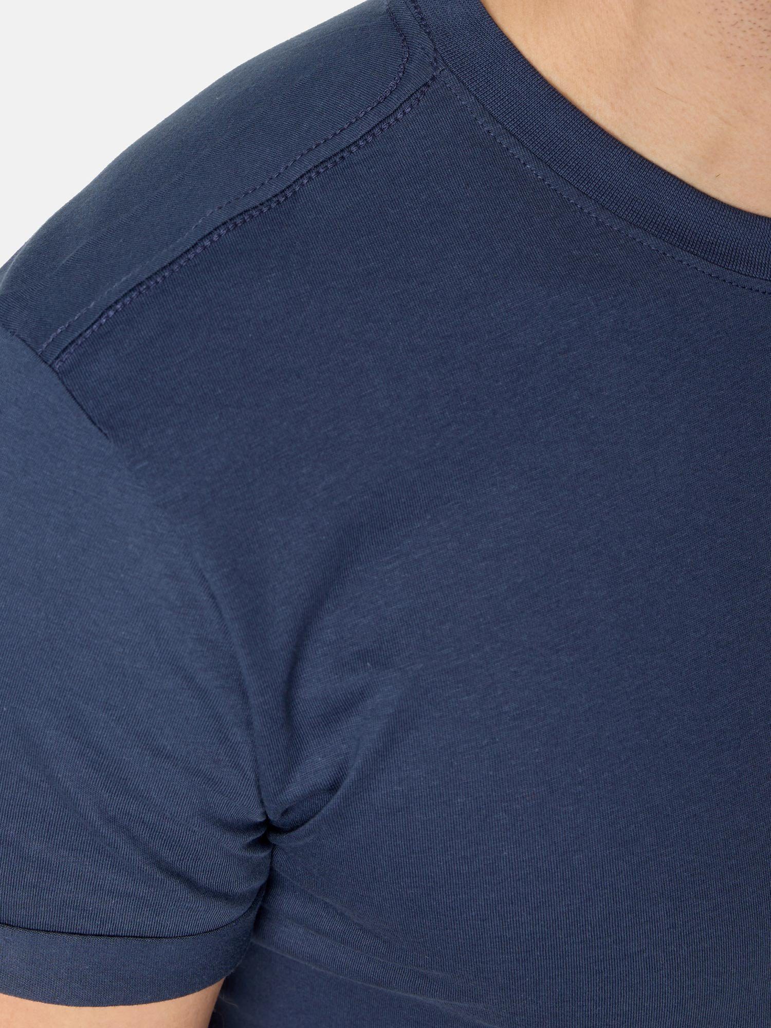 Tazzio T-Shirt E105 Herren Basic Rundhalsshirt