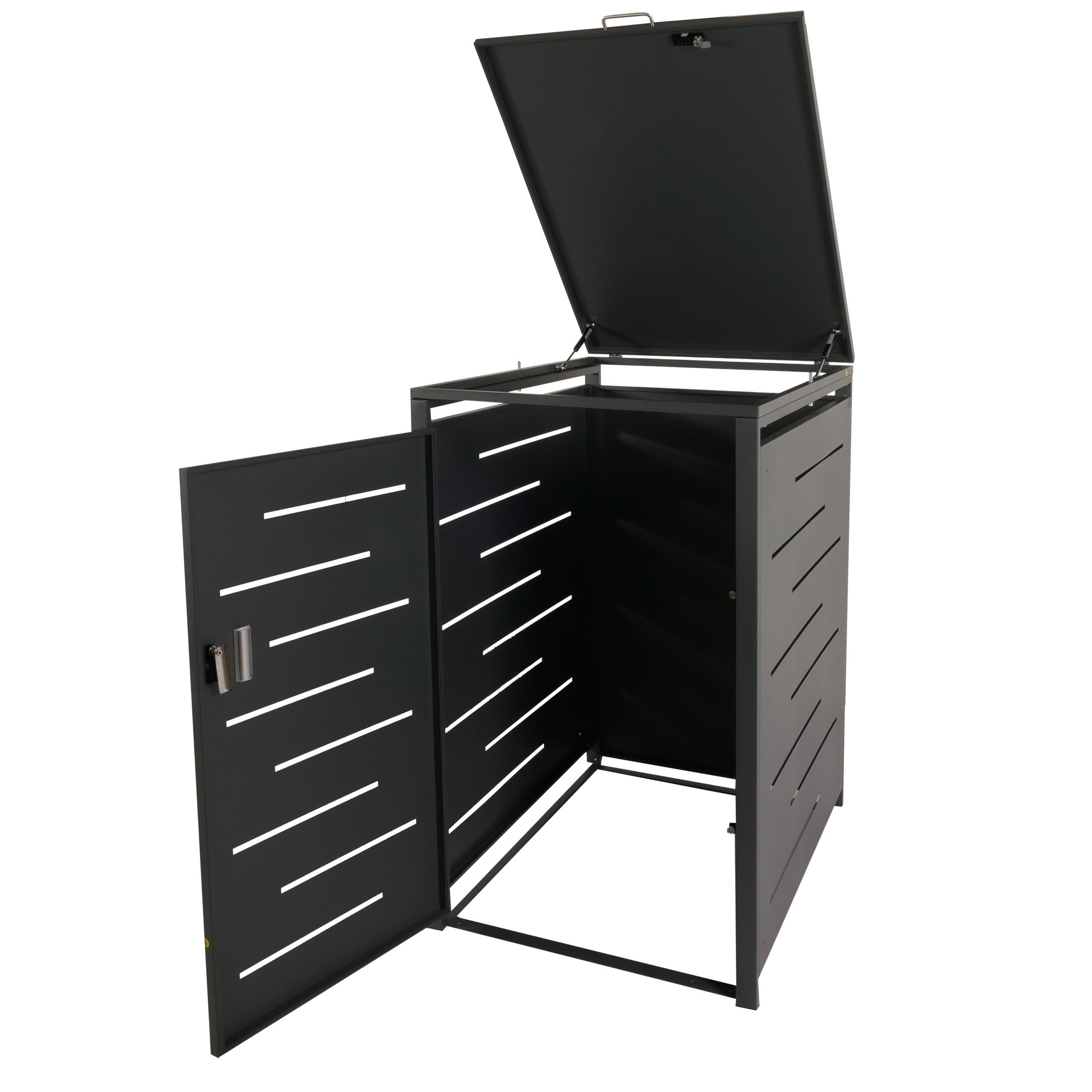 MCW Mülltrennsystem MCW-E83-XL, Erweiterbar, Abschließbar, Luftzirkulation durch Belüftungsschlitze
