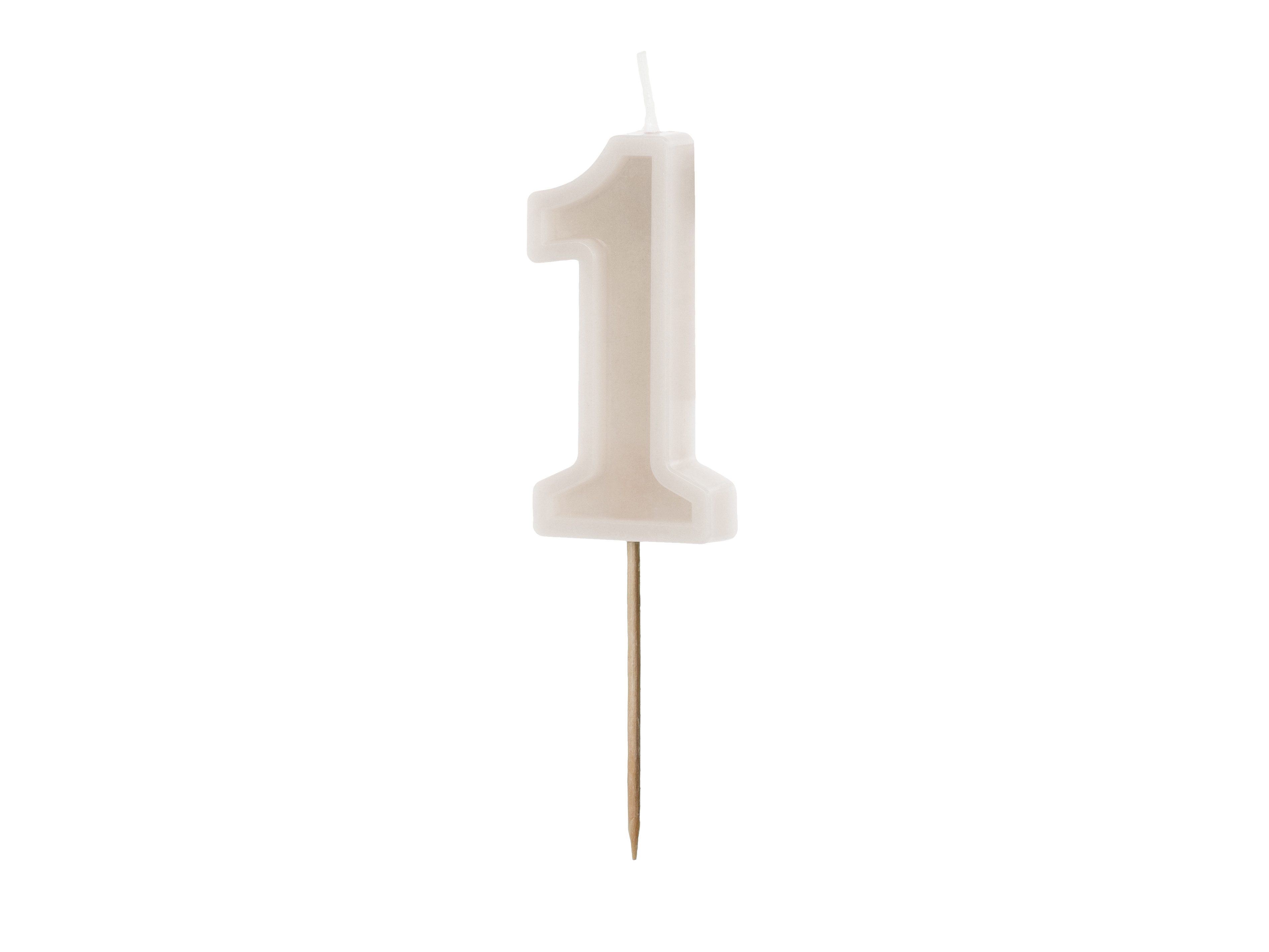 partydeco Geburtstagskerze Kerzenzahl #1, 6 cm günstig online kaufen