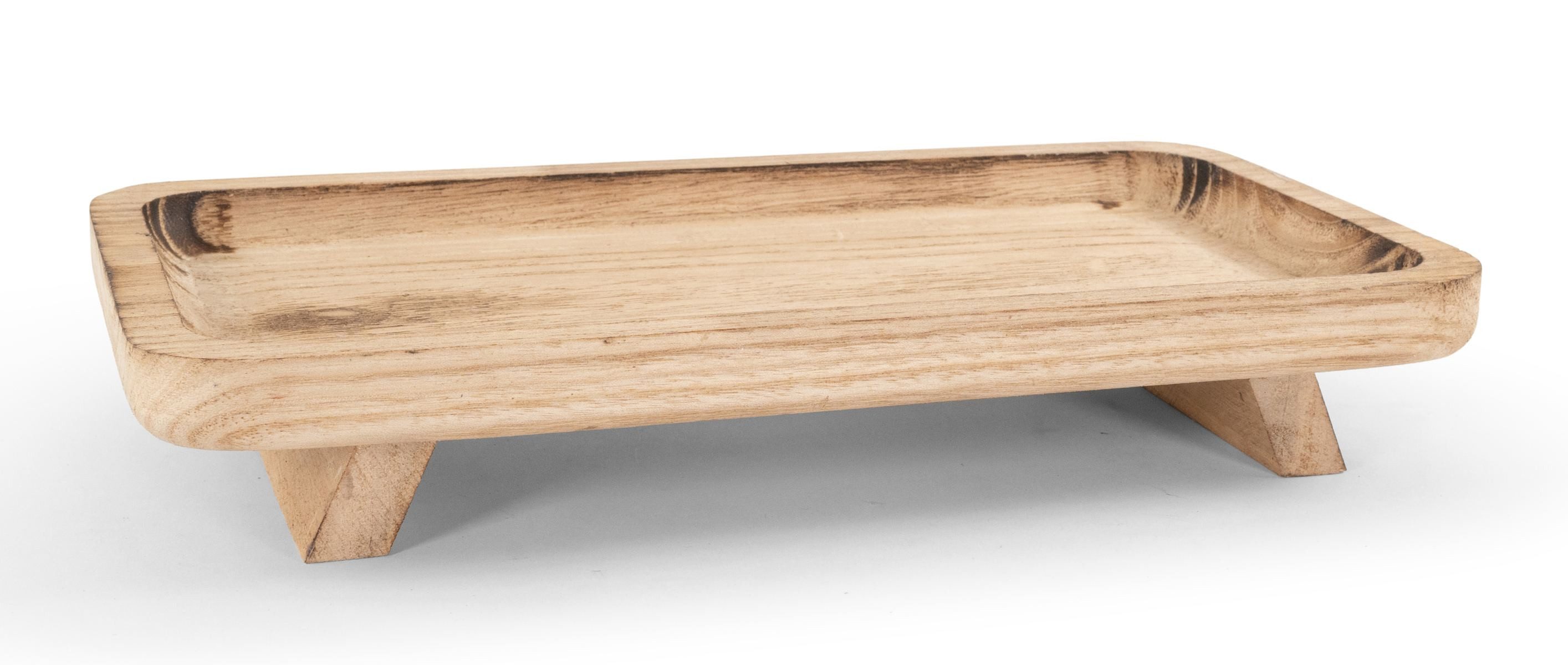 RIFFELMACHER & WEINBERGER Christbaumschmuck Deko-Platte rechteckig, Holz Natur H